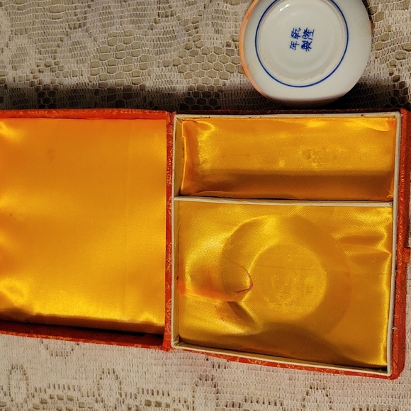 Vintage Asian Porcelain and Marble Wax Seal - Picture 5 of 10